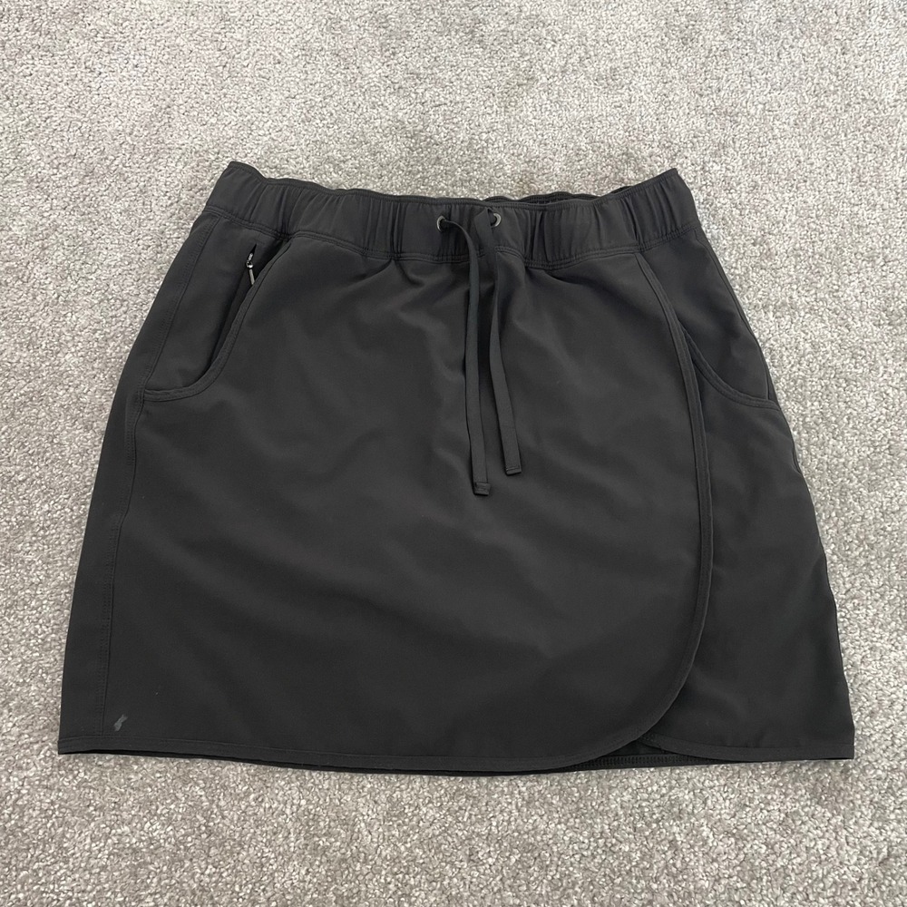 Patagonia Skort Womens Medium Fleetwith Active Hiking Mini Black